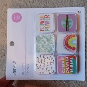 6 Pack of Environmentally Conscious Magnets For Kids, New With Tags